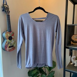 open back long sleeve